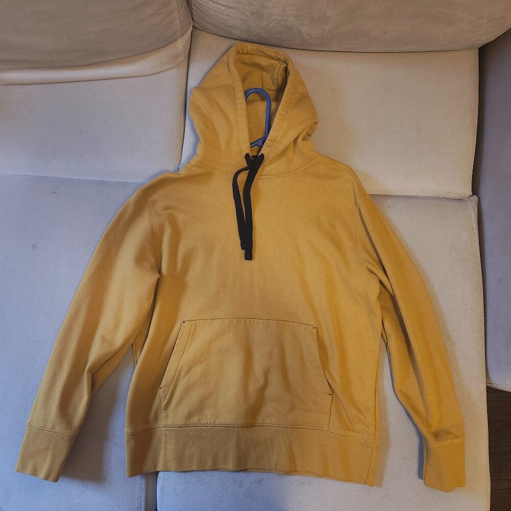 Banana Republic Slim Fit Pullover Hoodie Size L - Mustard color